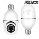 Câmera segurança Comodi™ sem fio 360 full HD visão noturna bivolt wifi ip