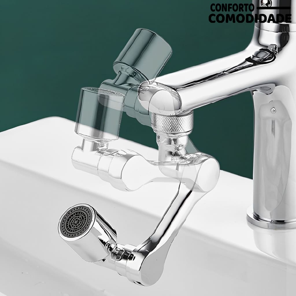 Extensor de Torneira Inox 360°