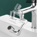 Duplo Extensor Comodi™ De Torneira Giratório Aço Inox 360