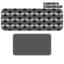 Jogo de Tapetes de Cozinha Abstrato Cinza Antiderrapante Comodi™
