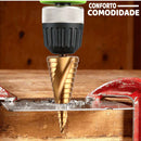 Kit Completo 6 Brocas de Titânio Escalonada