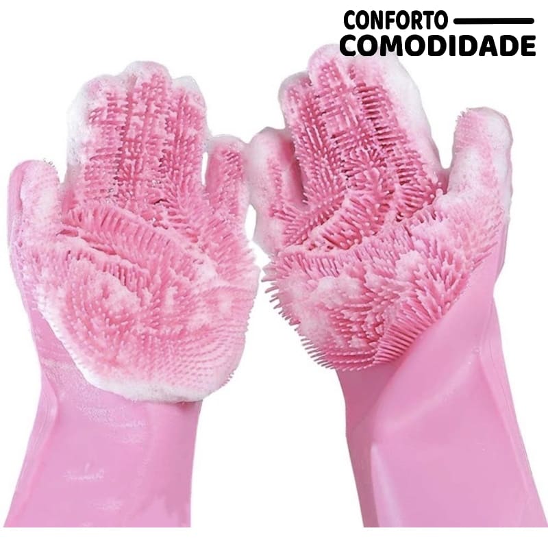 Luvas de Silicone Multiuso