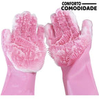 Luvas de Silicone Multiuso
