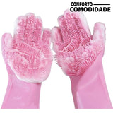 Luvas de Silicone Multiuso