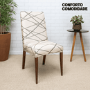 Kit 4 Capas Para Cadeiras de Jantar Spandex