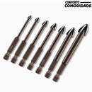 Kit 7 Brocas Indestrutíveis Universal Max Drill