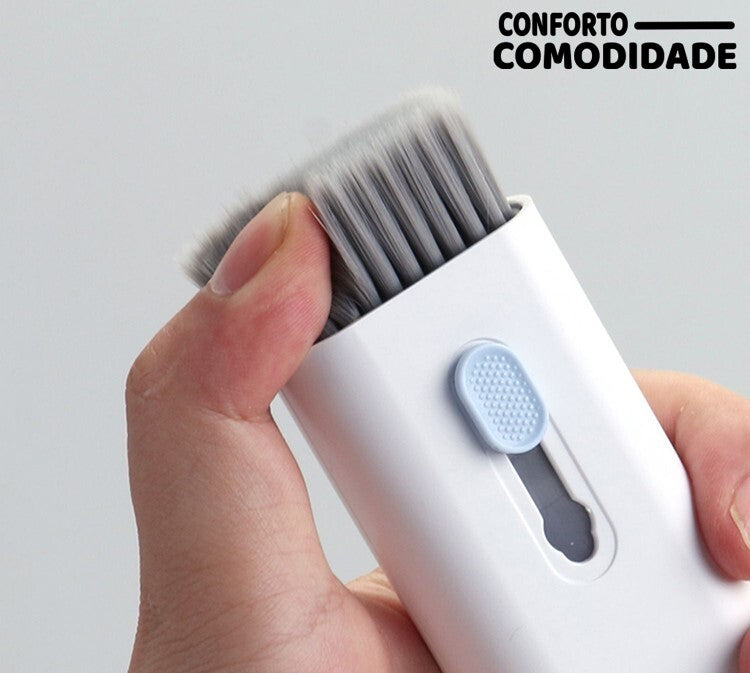 Kit De Escova Para Limpeza 7 em 1 Multifuncional Portátil - Conforto&Comodidade