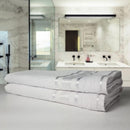 Kit 02 Toalha de Banho Gigante Egito 80X180cm 100% Algodão Plus Size