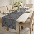 Caminho de Mesa Trilho Jacquard 1,40 x 0,40 Luxo Alta Qualidade Cozinha Sala e Jantar Elegante