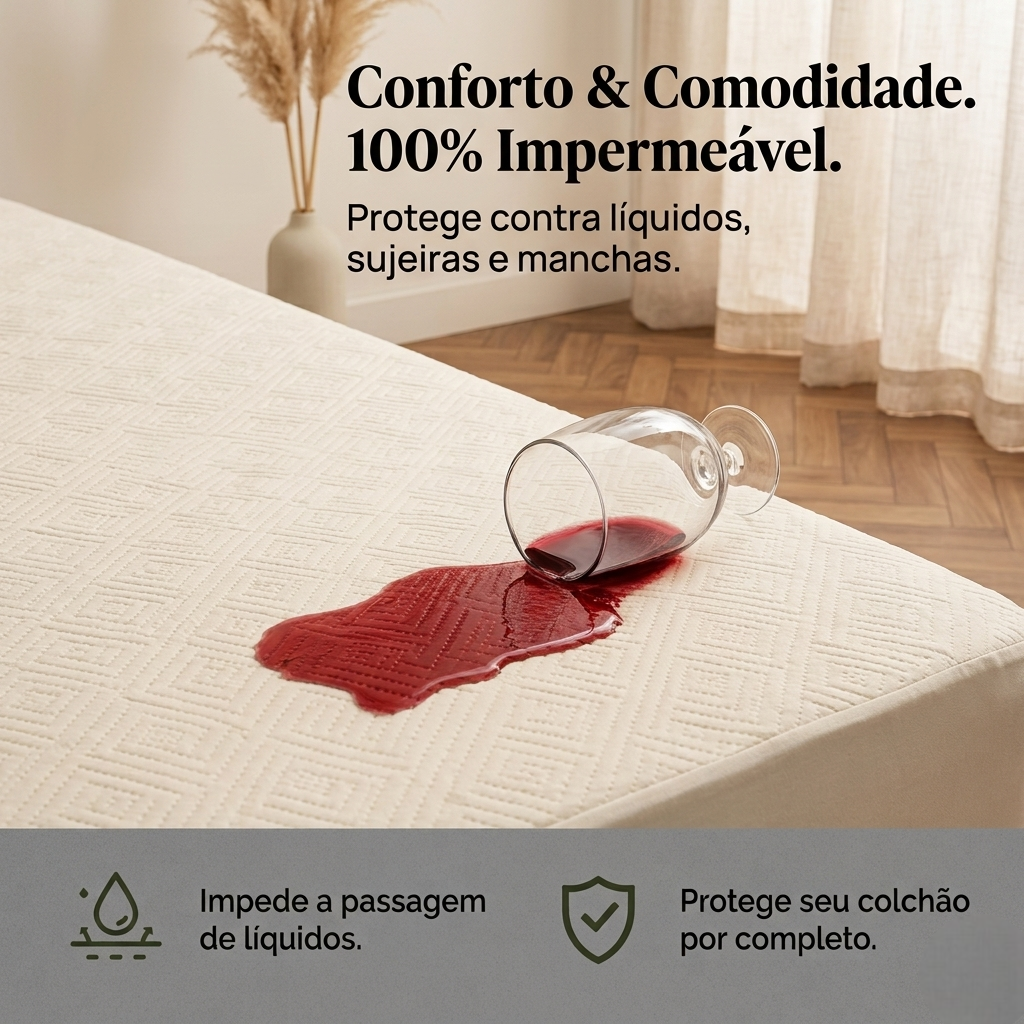 Protetor de Colchão Jacquard