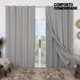 Cortina Linho Flamê