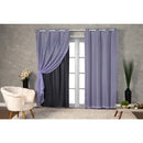 Cortina Blackout Voil Xadrez  2,80 m x 2,30 m Comodi™