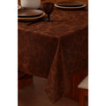 Toalha De Mesa Tecido Jacquard Retangular Durável e Elegante 4/6/8 Lugares Luxo Promoção