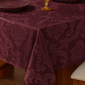 Toalha De Mesa Tecido Jacquard Retangular Durável e Elegante 4/6/8 Lugares Luxo Promoção