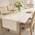 Caminho de Mesa Trilho Jacquard 1,40 x 0,40 Luxo Alta Qualidade Cozinha Sala e Jantar Elegante