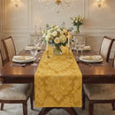 Caminho de Mesa Trilho Jacquard 1,40 x 0,40 Luxo Alta Qualidade Cozinha Sala e Jantar Elegante