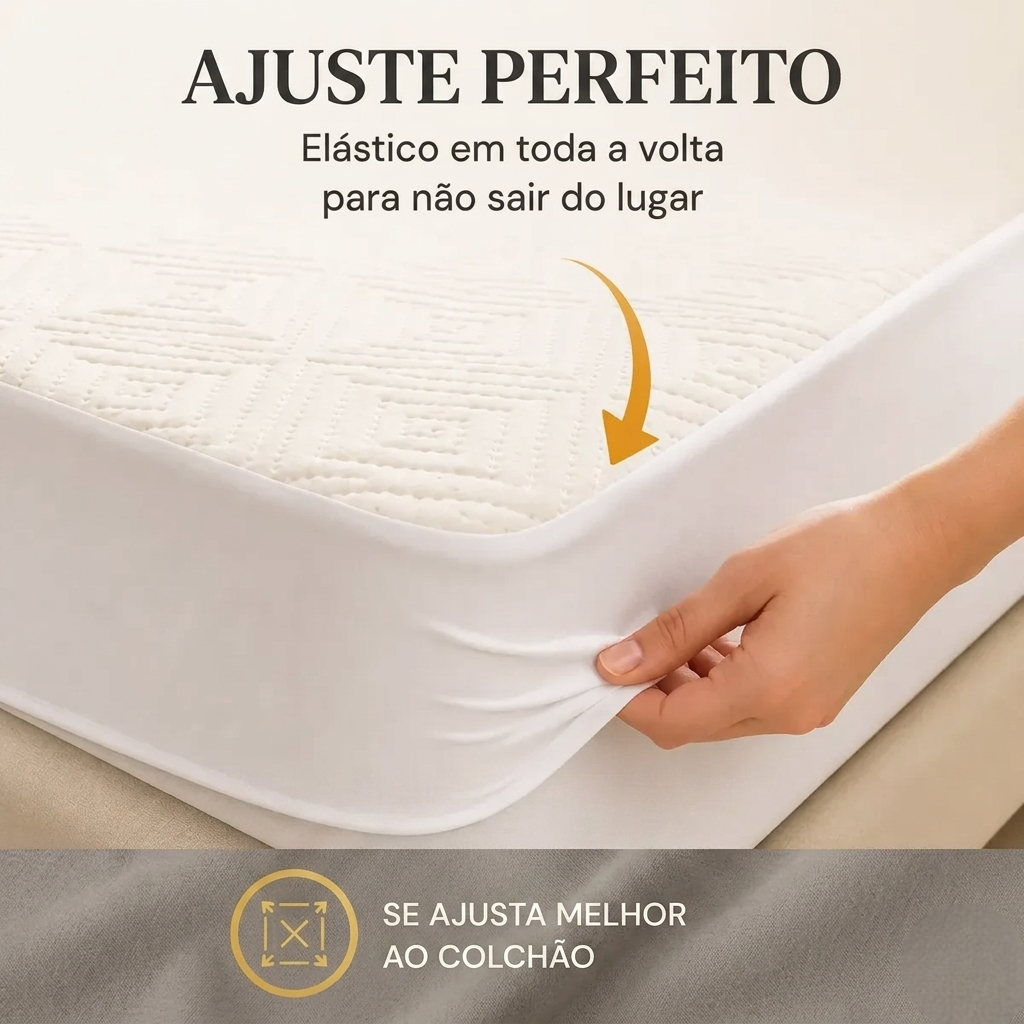 Protetor de Colchão Jacquard