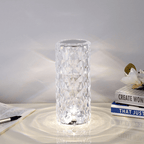 Luminária Cristal Diamante Projetor Atmosférica 3Cores - Conforto&Comodidade