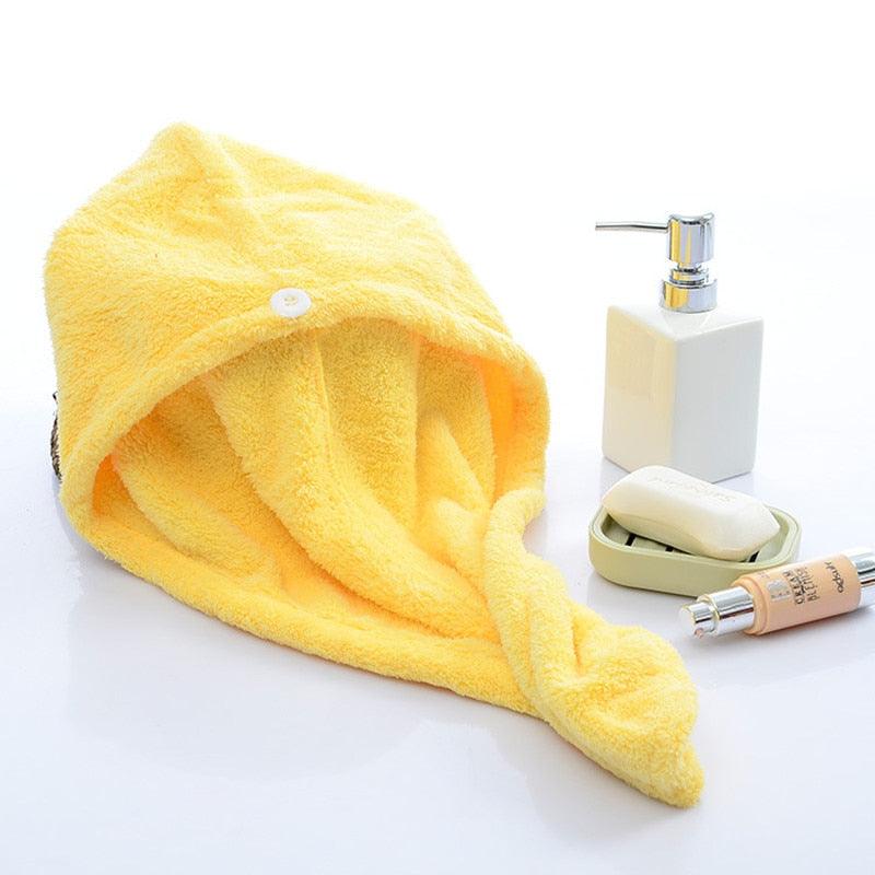 Toalha Magic Microfibra para cabelos Grossa de secagem super rápida - Conforto&Comodidade